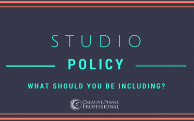 Developing a Studio Policy