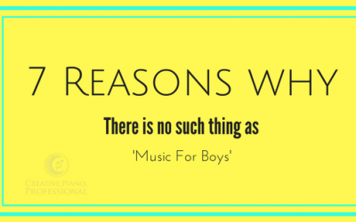 7 Reasons Why There Is No Such Thing as ‘Music For Boys’!