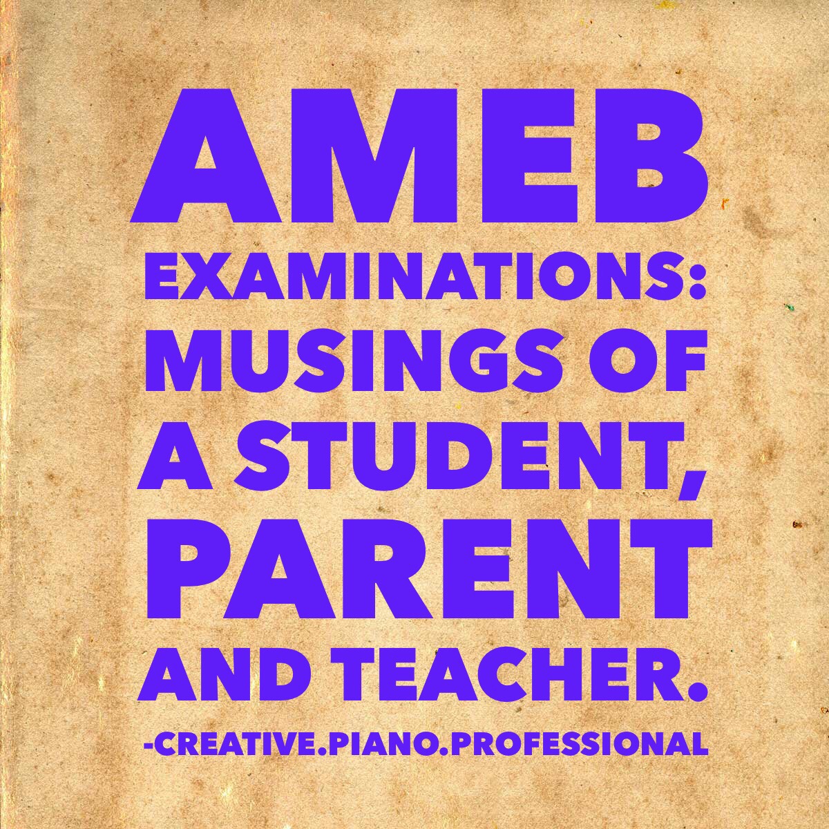 AMEB Examinations; Musings Of A Student, Parent And Teacher - Novar ...